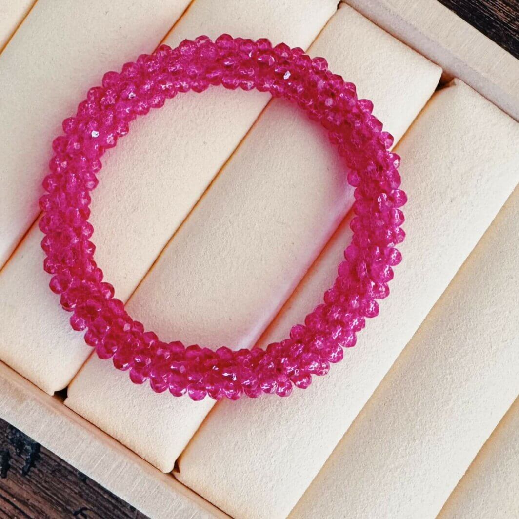 MenaMountain Armband Pink Crystal