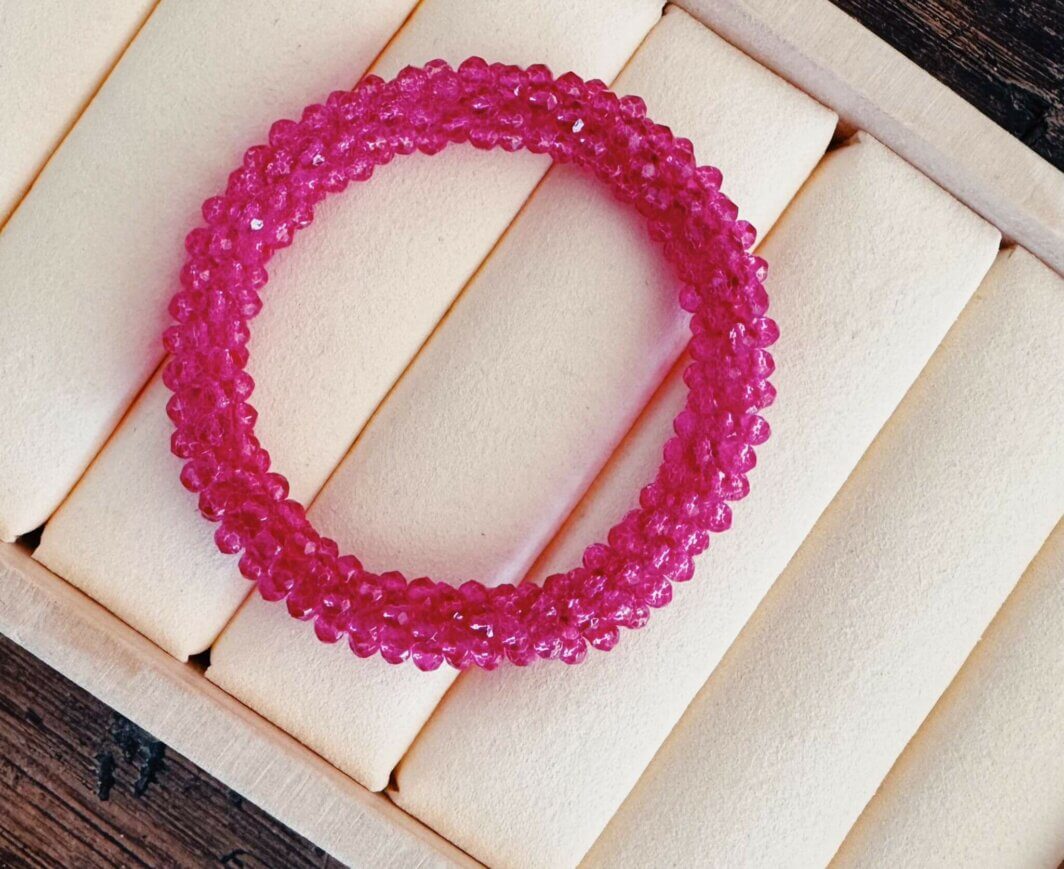 MenaMountain Armband Pink Crystal