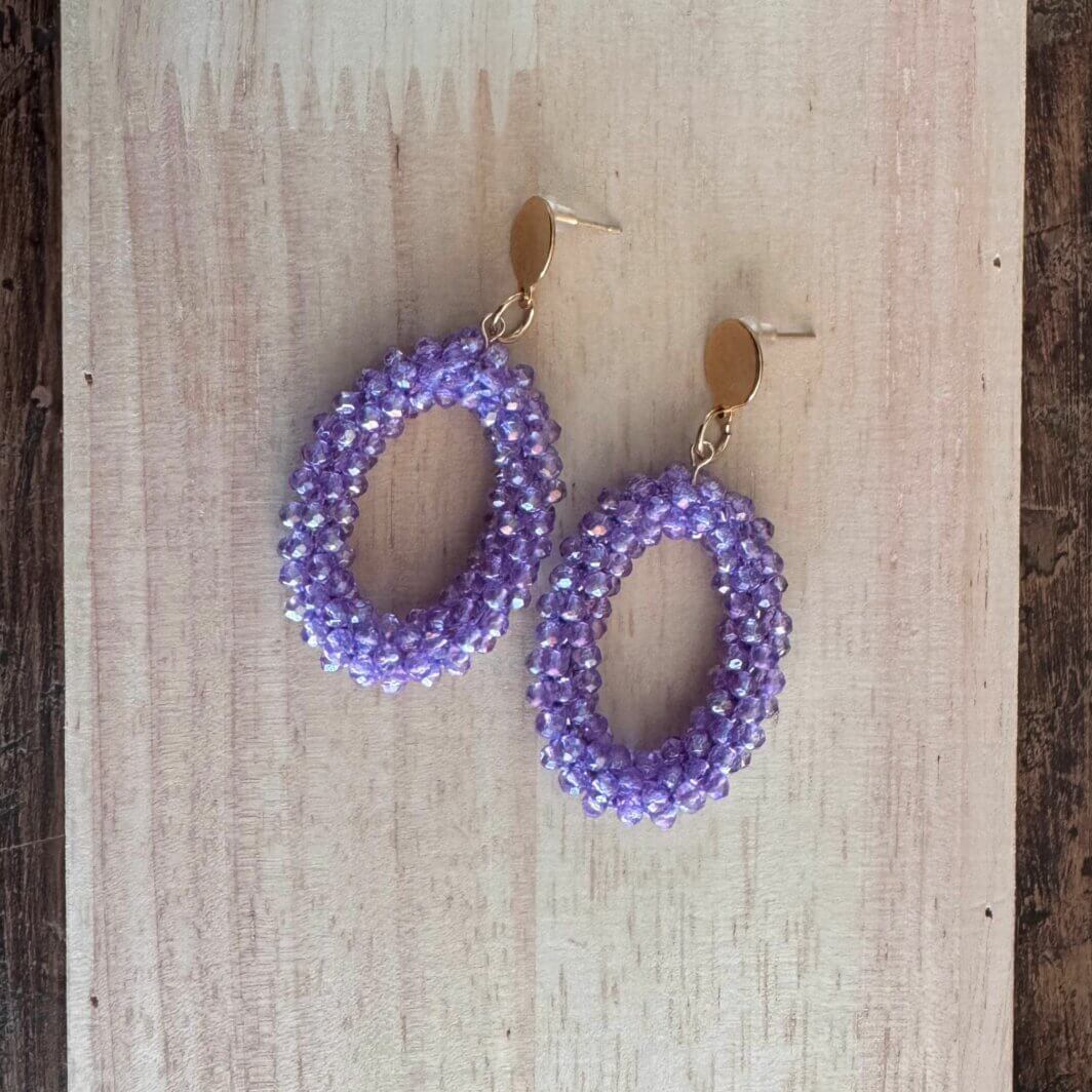 MenaMountain Ohrringe Lavender Sparkle