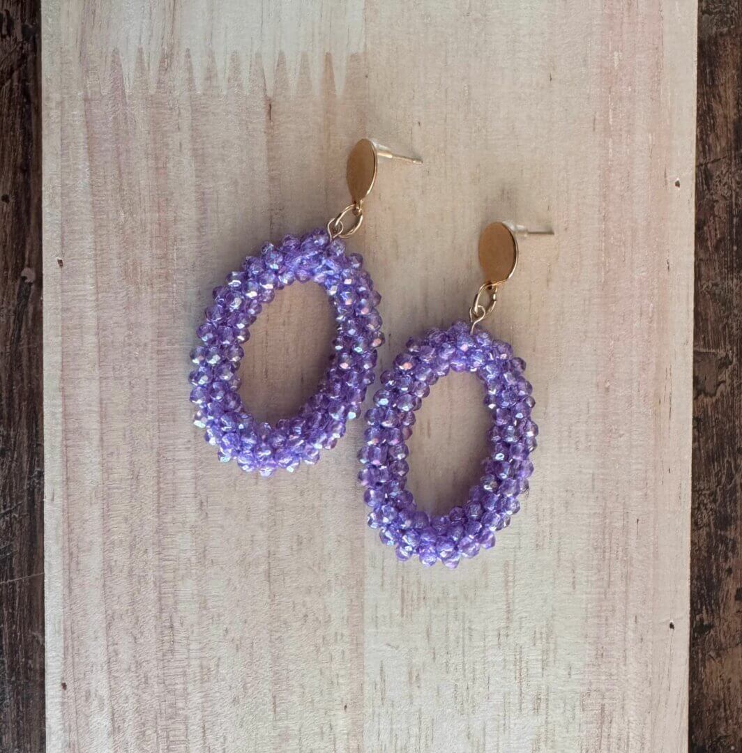 MenaMountain Ohrringe Lavender Sparkle