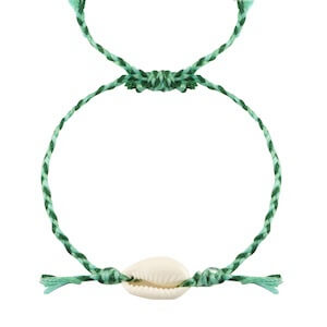 MenaMountain Armband Kauri grün weiß
