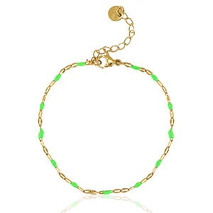 Armband Feli gold neongrün