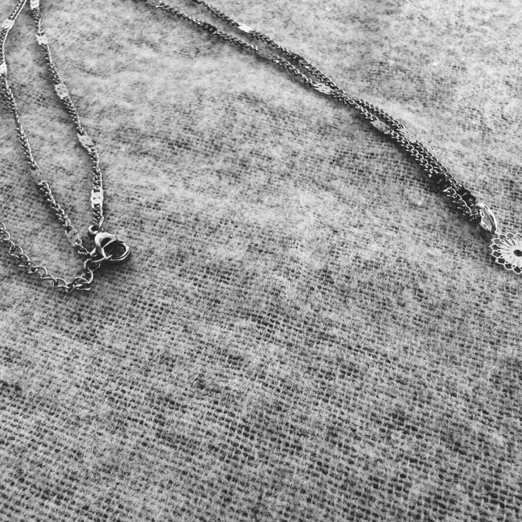 MenaMountain Halskette silber Boho Sommer Schmuckliebe