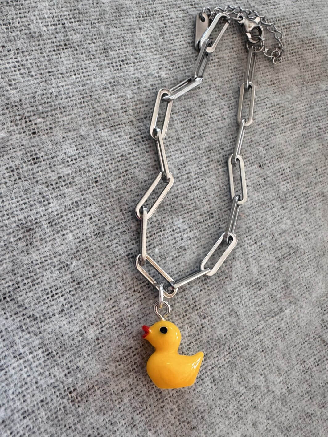 MenaMountain Armband silber Ente Quietsche Ente Sommeraccessoires Summer Geschenk Geschenkidee
