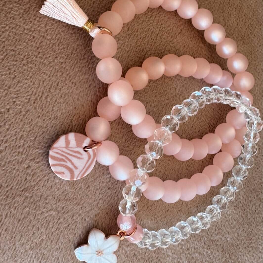 MenaMountain Armband Geschenkset rosa rosefafarben
